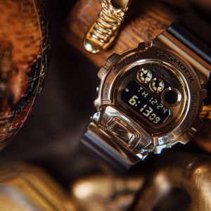 Industrial style G-Shock digital watch by Casio.