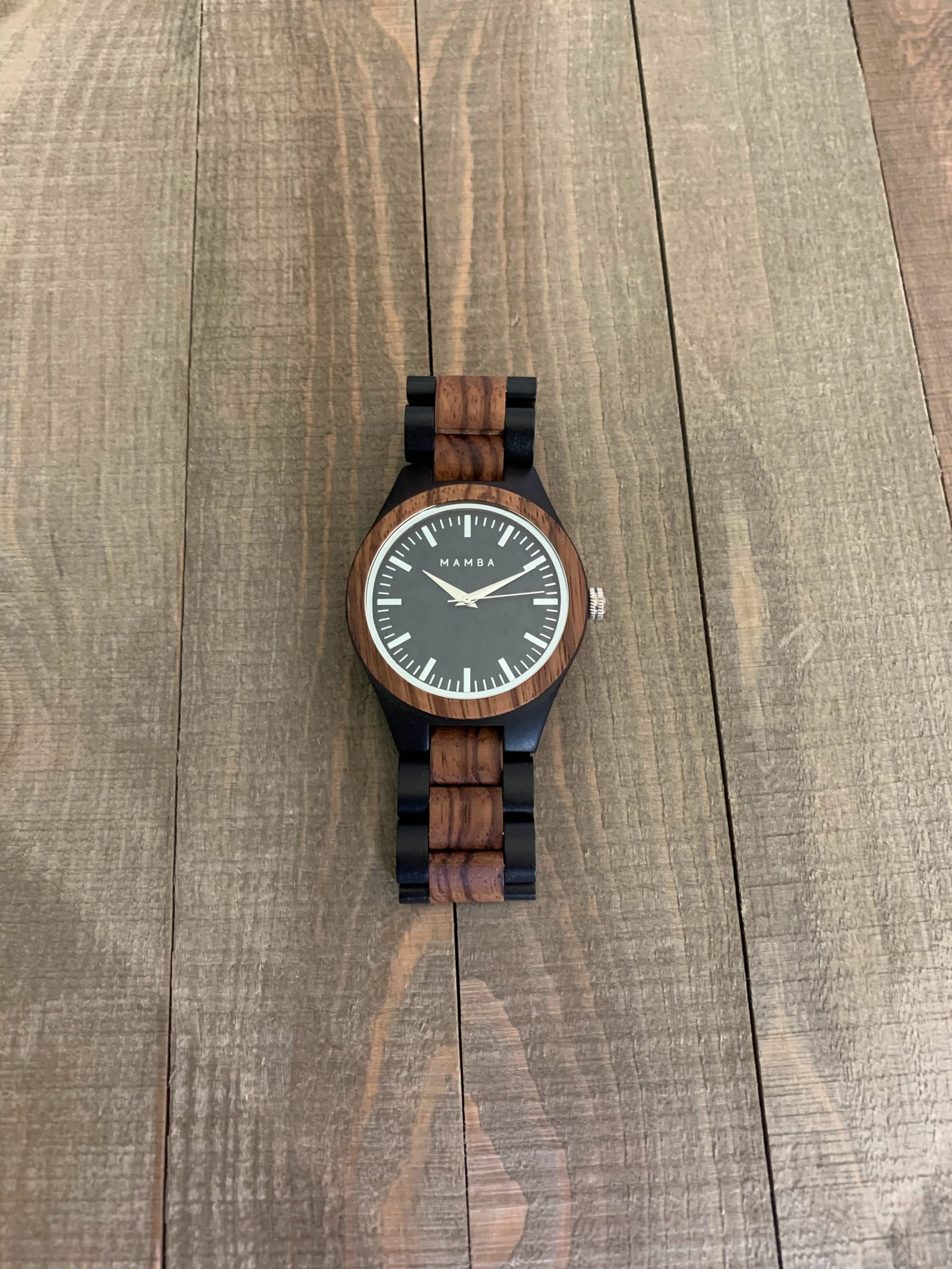 Black and brown watches by Hublot with geometric designs, with ceramic faces.